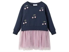 Name It elderberry kirsebær sweatkjole